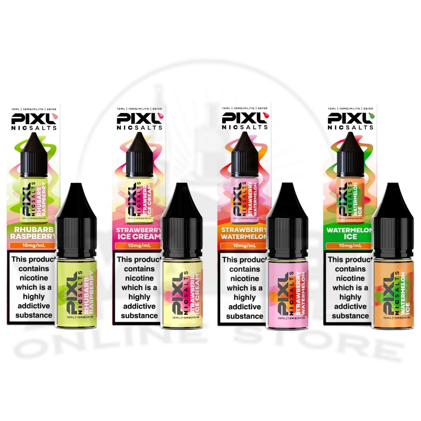 Pixl 10ml Nic Salts E-Liquids