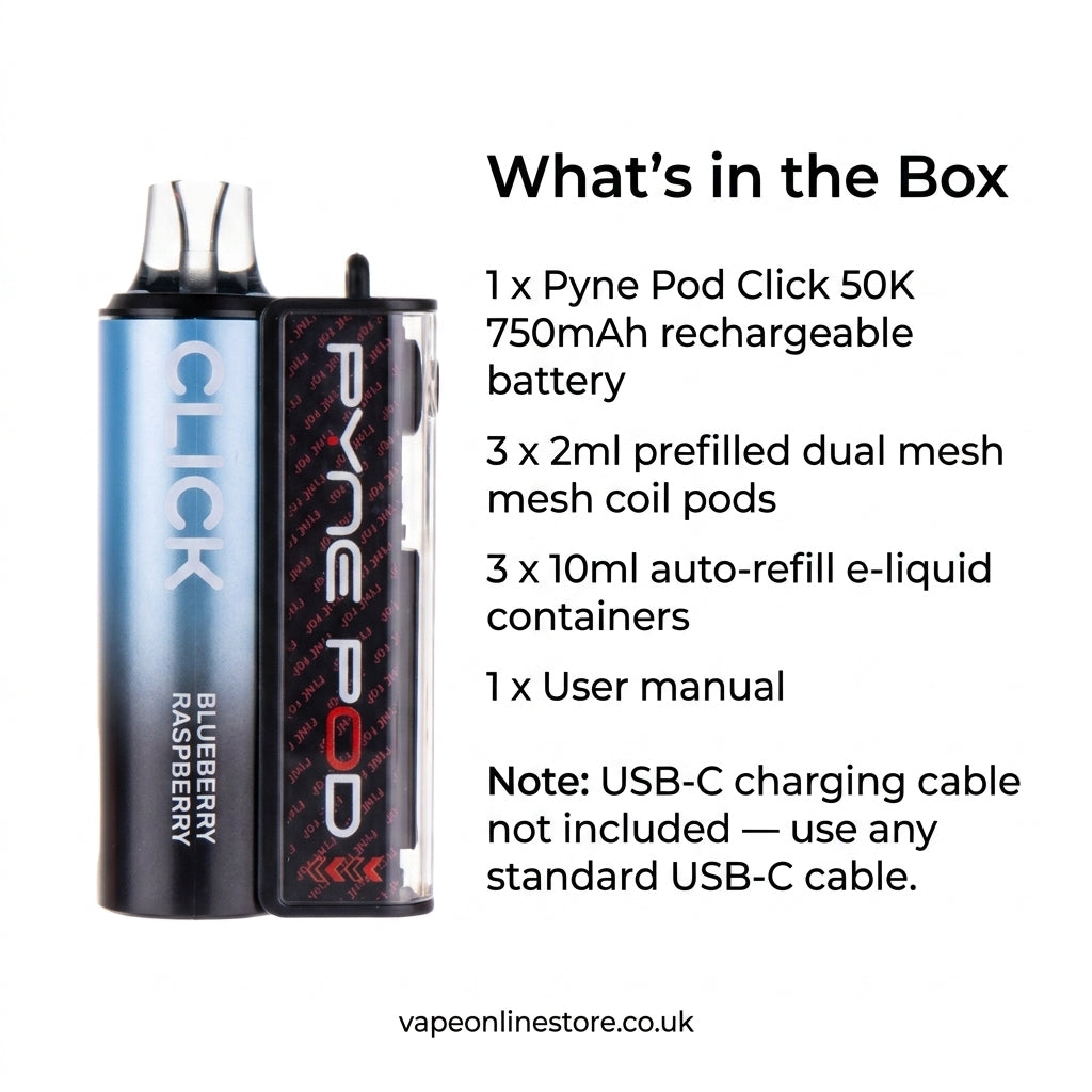 Pyne Pod Click 50K Prefilled Pod Kit