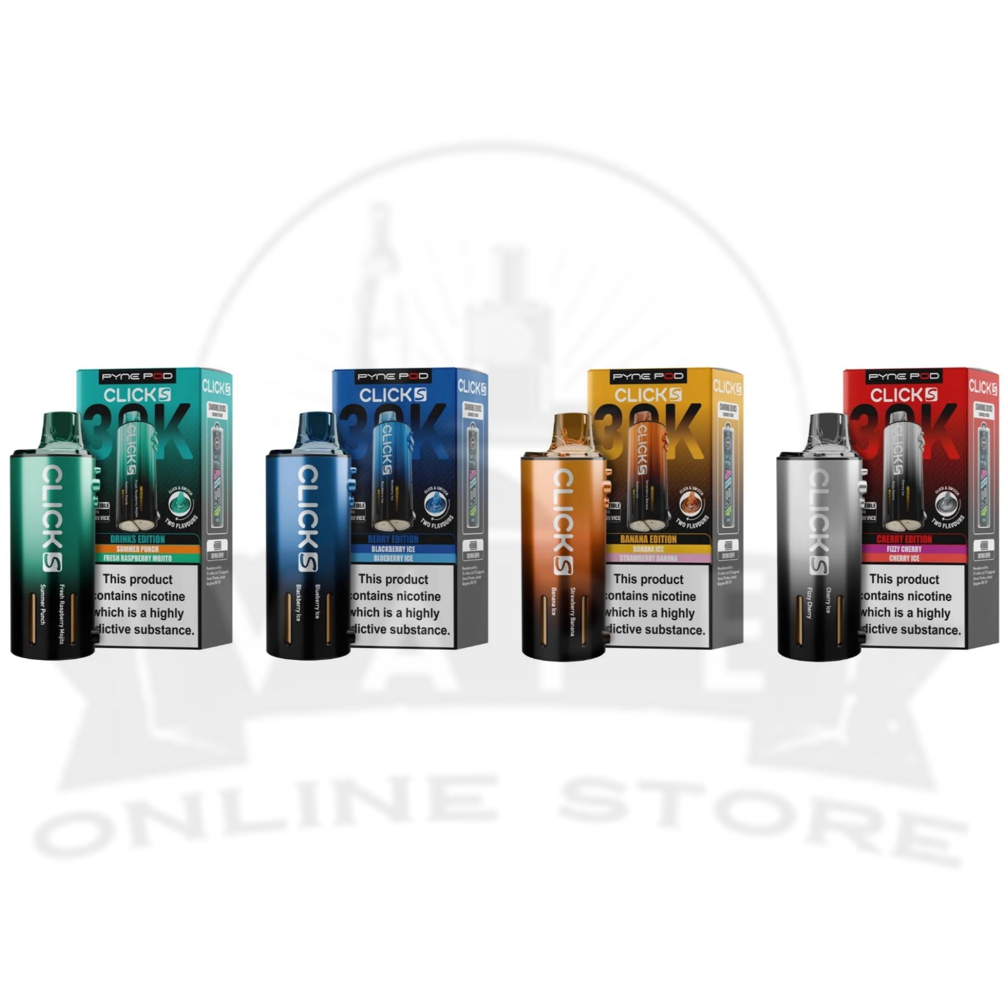 Pyne Pod Click S 30K Refill Pods