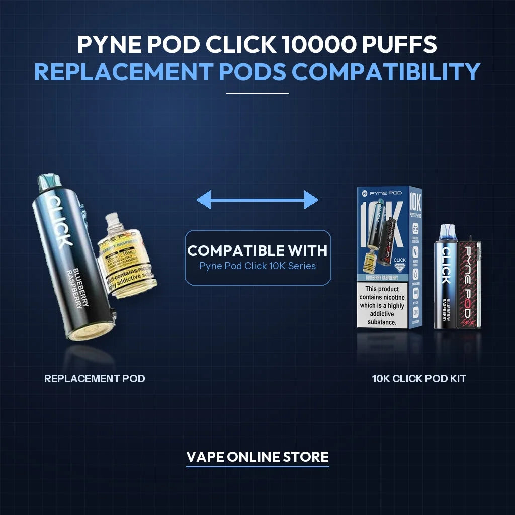 Pyne Pod Click Prefilled Refill Pods | 5.99£ Only