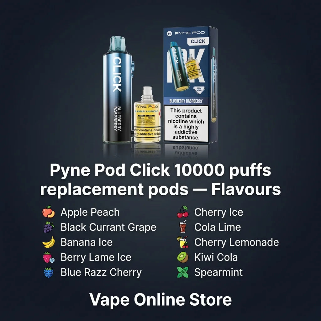 Pyne Pod Click Prefilled Refill Pods | 5.99£ Only