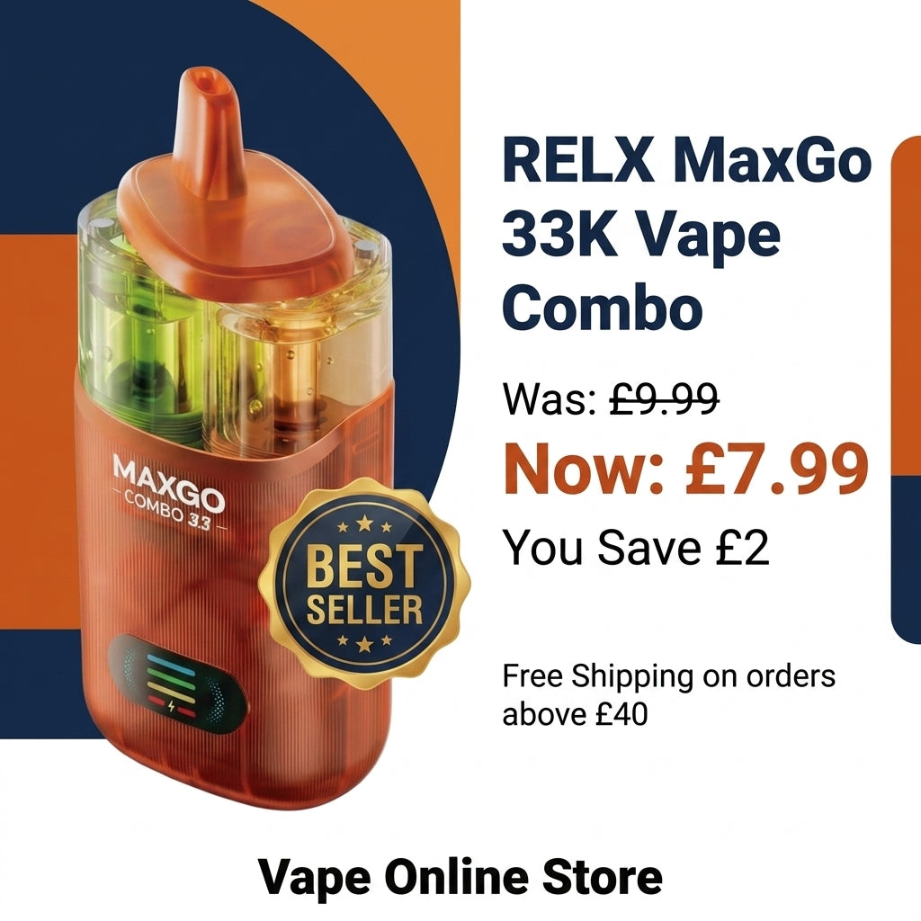 RELX MaxGo 33K Vape Combo | Clearance Price £7.99