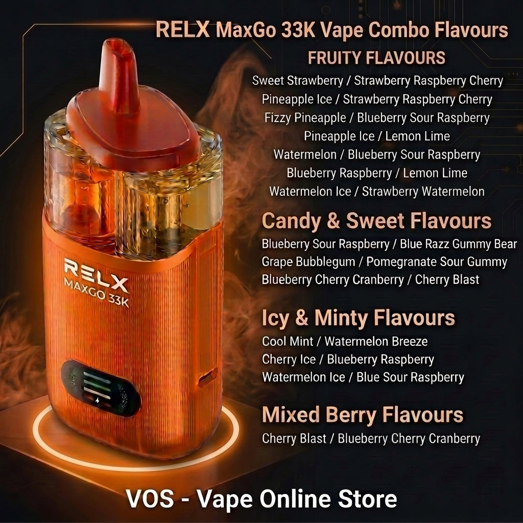 RELX MaxGo 33K Vape Combo | Clearance Price £7.99