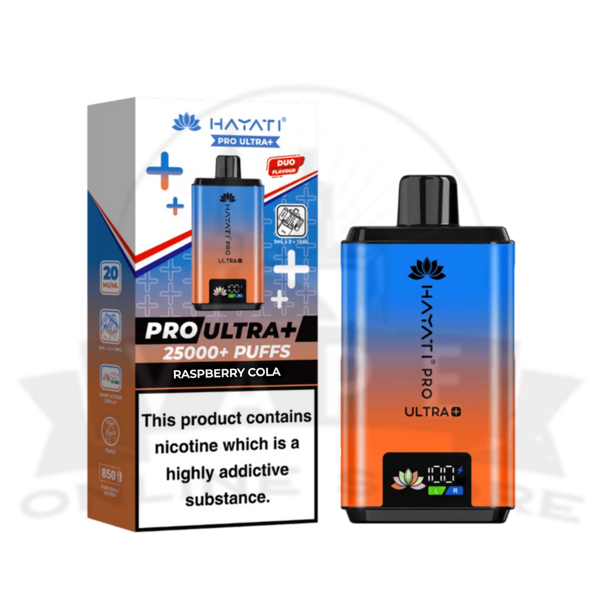 BOX OF 5 Hayati Pro Ultra Plus 25000 Prefilled Pod Kit