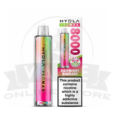 Raspberry Rhubarb Hyola Pro Max 8000 Prefilled Pod Kit