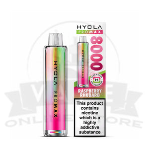 Raspberry Rhubarb Hyola Pro Max 8000