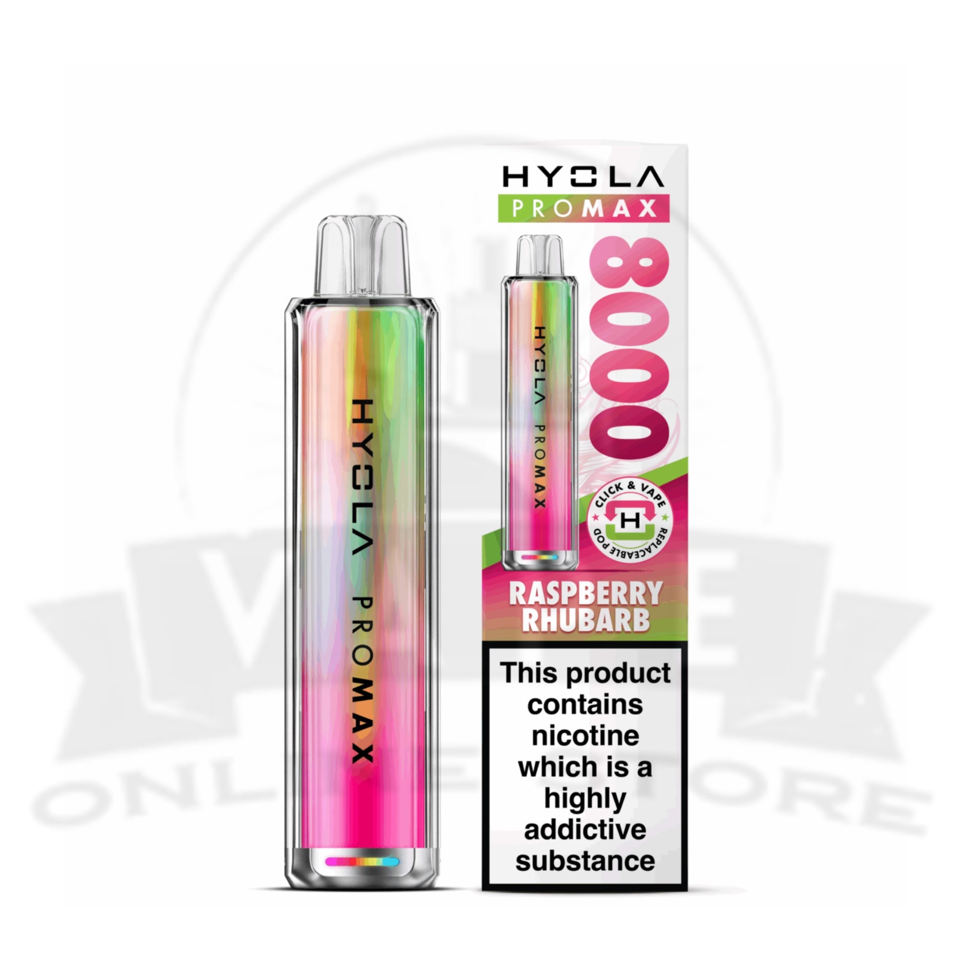 Box Of 10 Hyola Pro Max 8000 Prefilled Pod Kit | Wholesale Hyola Vapes