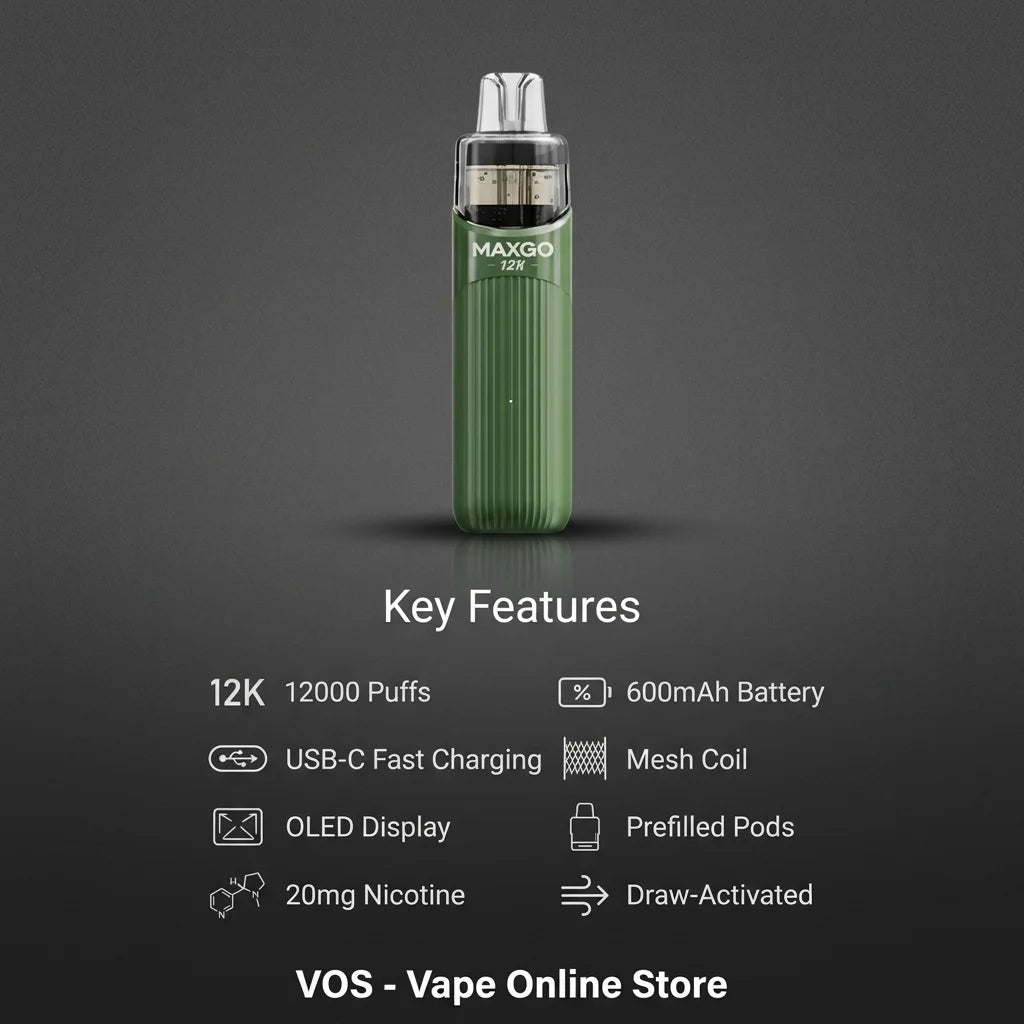 Relx Maxgo 12k Puff Vape | Clearance Price £5.49