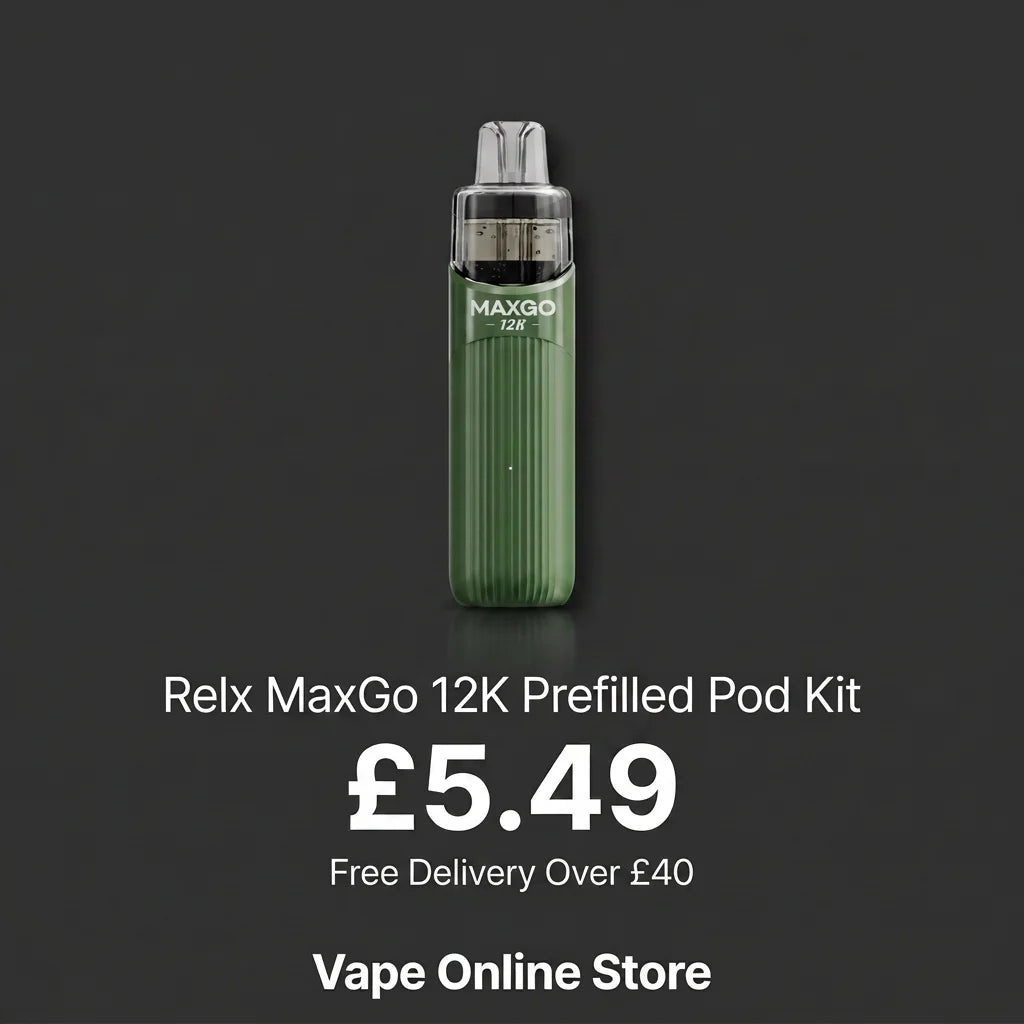 Relx Maxgo 12k Puff Vape | Clearance Price £5.49