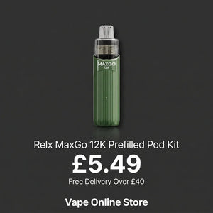 Relx Maxgo 12k Puff Vape | Clearance Price £5.49