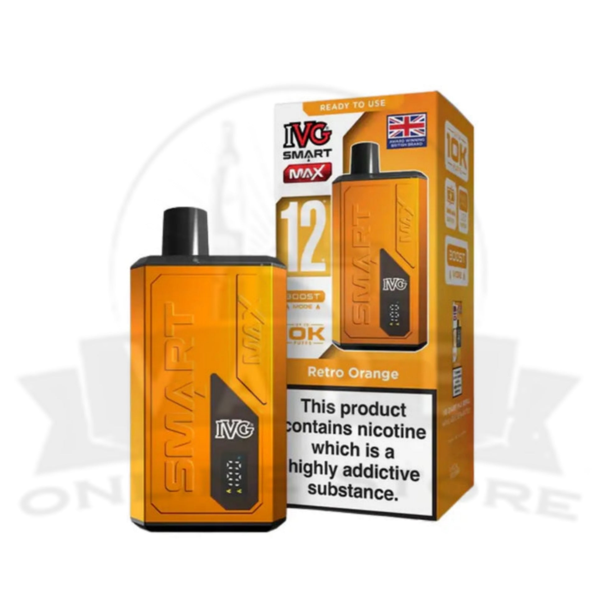 Retro Orange IVG Smart Max 10k Vape Kit