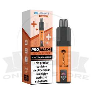 Rocky Candy Orange Hayati Pro Max Plus 6000 Puffs Pod Kit