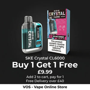 SKE Crystal CL6000 Prefilled Pod Vape Kit | Buy 1 Get 1 Free Vape