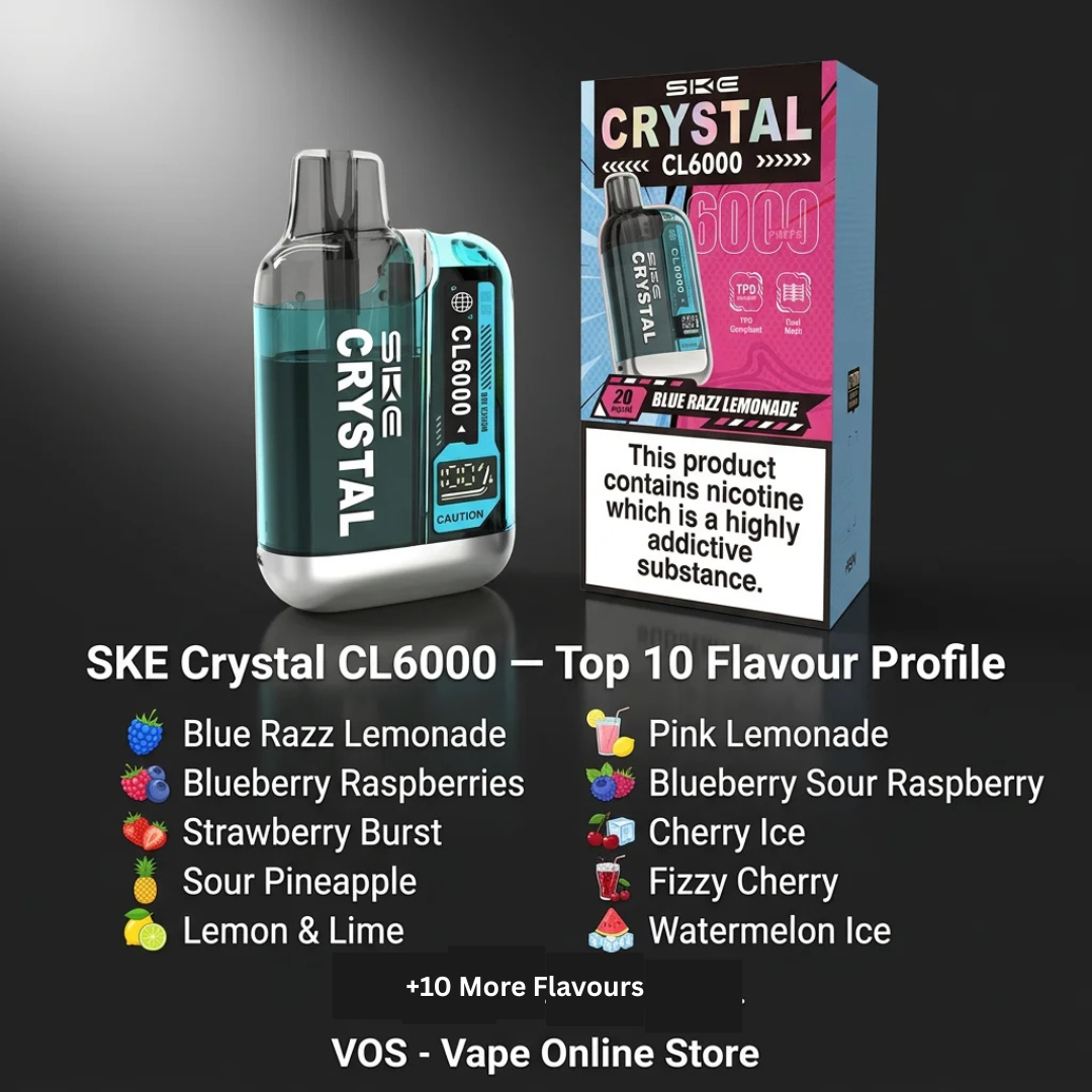 SKE Crystal CL6000 Prefilled Pod Vape Kit | Buy 1 Get 1 Free Vape