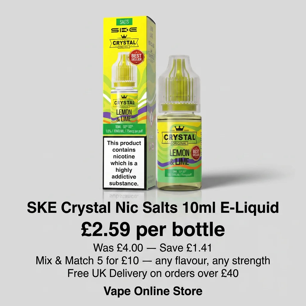 SKE Crystal Nic Salts 10ml E-Liquid