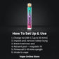 SKE Crystal Plus Prefilled Vape Pod Kit how to set up