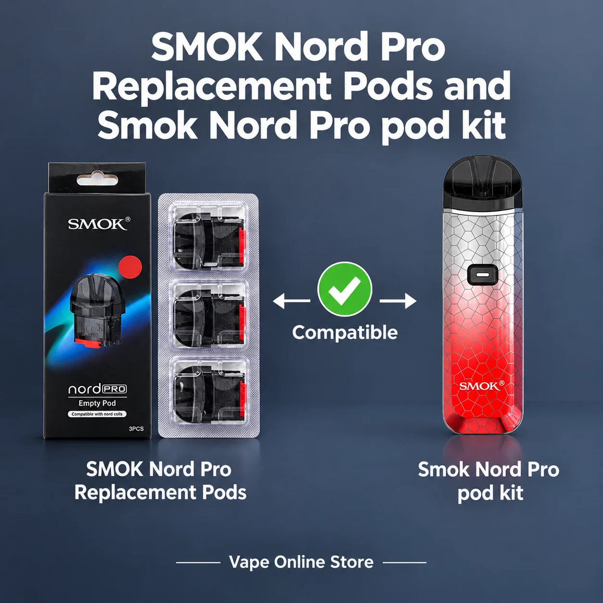 SMOK Nord Pro Pods Compatibility