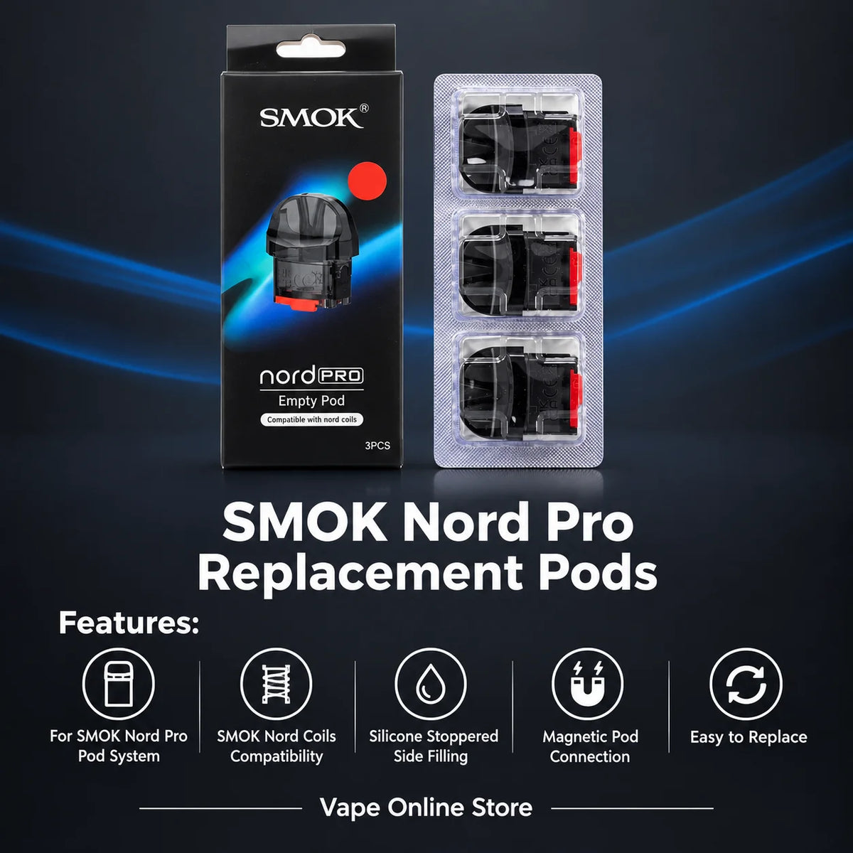 SMOK Nord Pro Pods Features