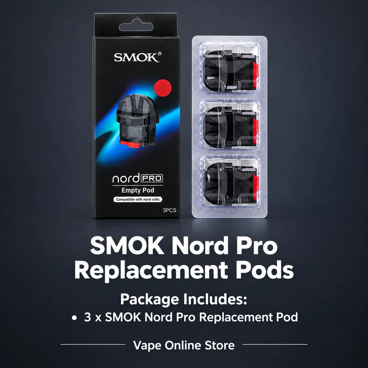 SMOK Nord Pro Replacement Pods Box Contains