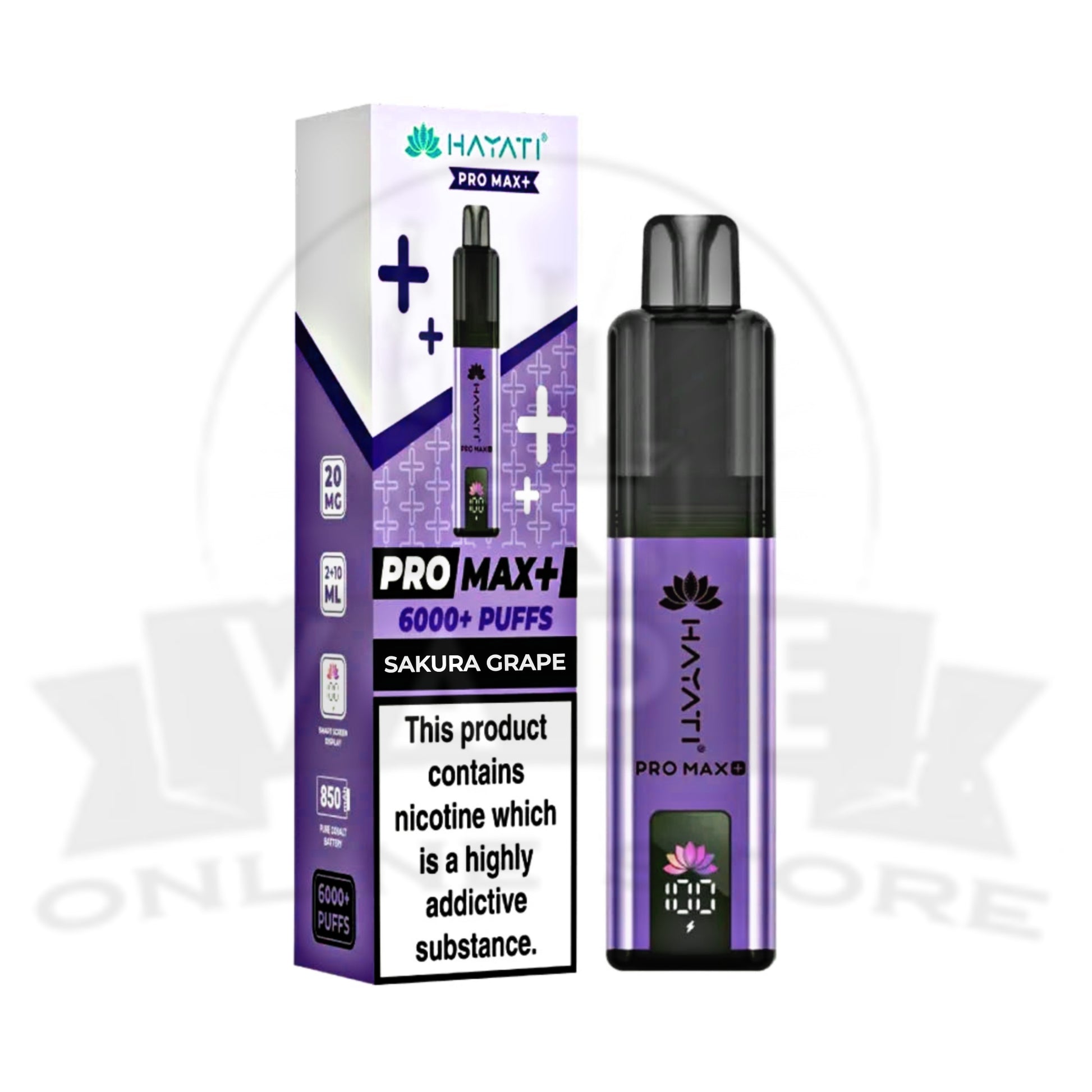 Sakura Grape Hayati Pro Max Plus 6000 Puffs Pod Kit