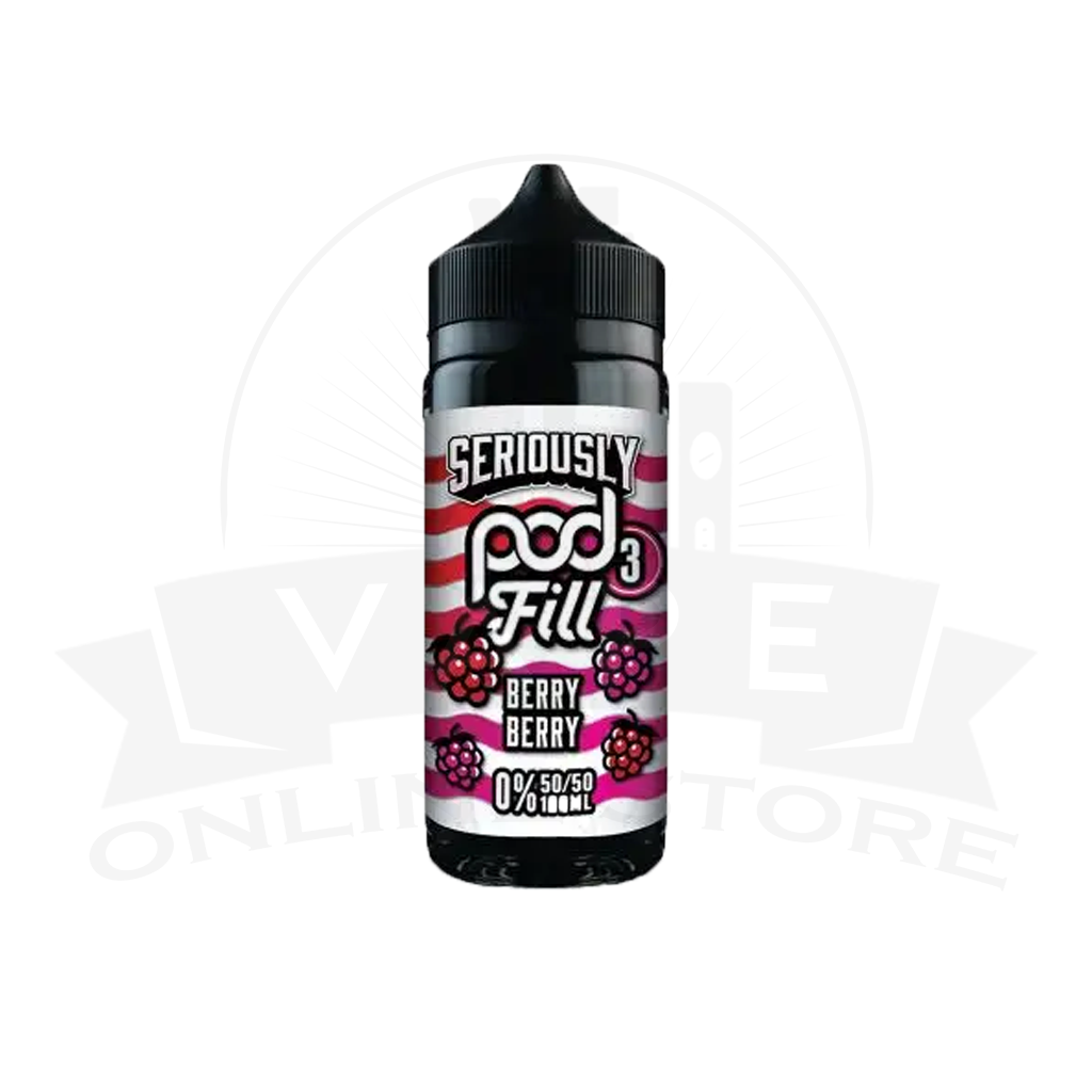 Seriously Pod Fill 3 100ml 50/50 E-Liquid | VOS