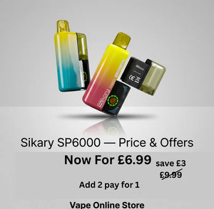 Sikary Tako SP6000 Vape | Buy 1 Get 1 Free