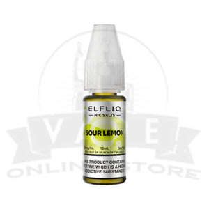 Sour Lemon Elf Bar Elfliq 10ml Nic Salt
