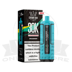 Spearmint Al Fakher Crown Bar 30K Puff Hypermax Vape Kit