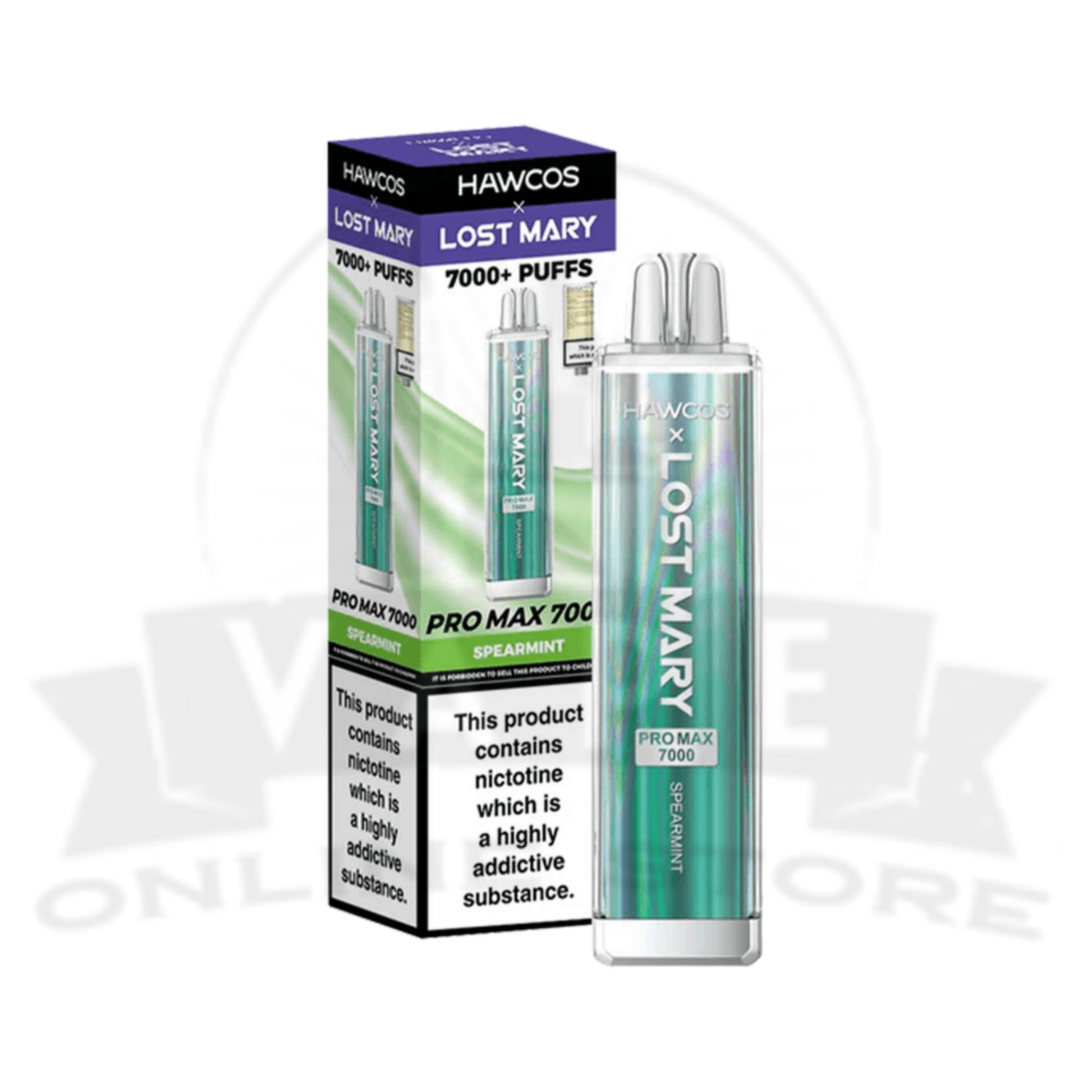 Spearmint HAWCOS X Lost Mary Pro Max 7K Puff Vape Kit