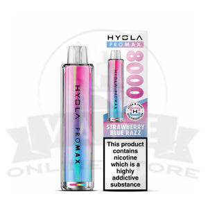 Strawberry Blue Razz Hyola Pro Max 8000