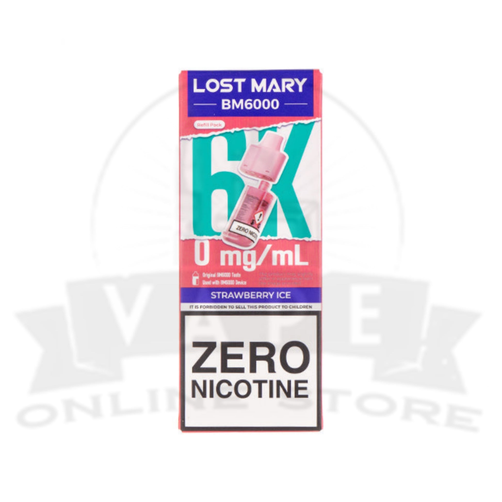 Lost Mary BM6000 0mg Prefilled Pod