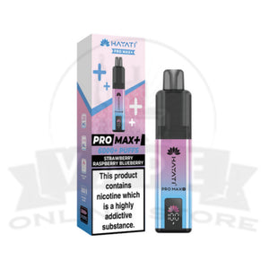 Strawberry Raspberry Blueberry Hayati Pro Max Plus 6000 Puffs Pod Kit
