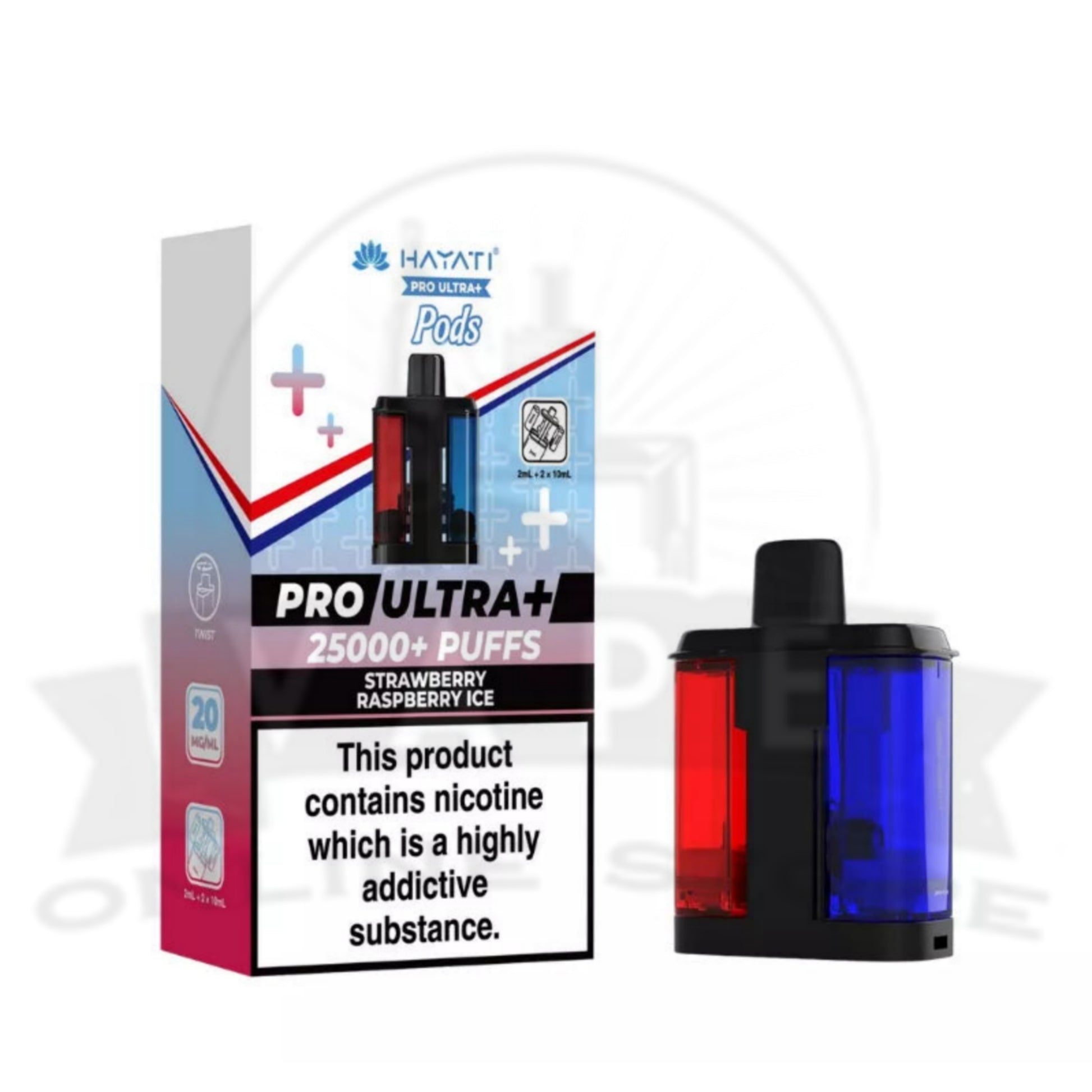 Box Of 10 Hayati Pro Ultra Plus 25000 Replacement Pods