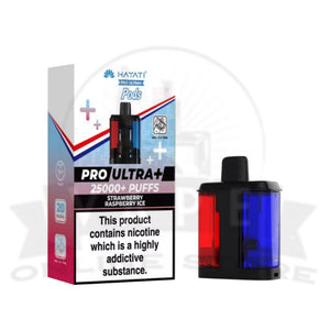 Strawberry Raspberry Ice Hayati Pro Ultra Plus 25000 Refill Pods