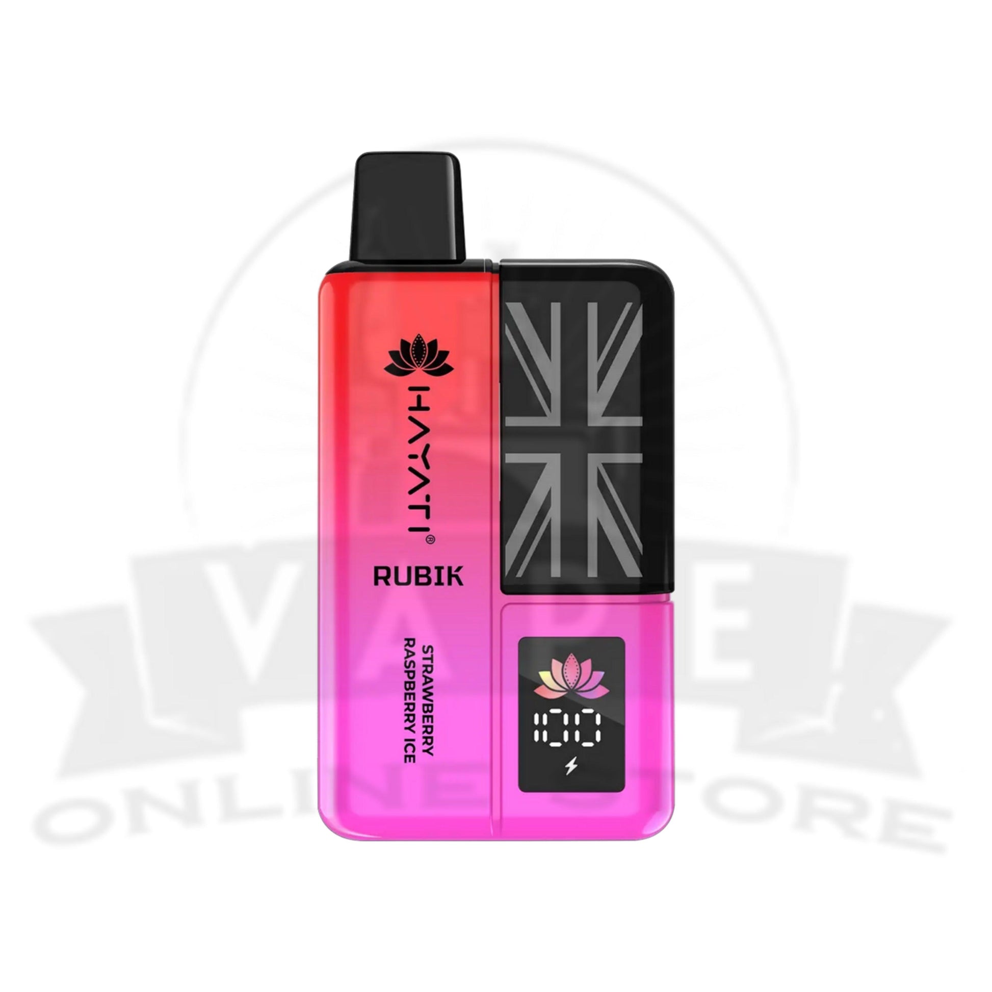 Strawberry Raspberry Ice Hayati Rubik 7k Puffs Pod Kit