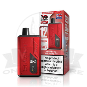 Strawberry Raspberry Ice IVG Smart Max 10k Vape Kit
