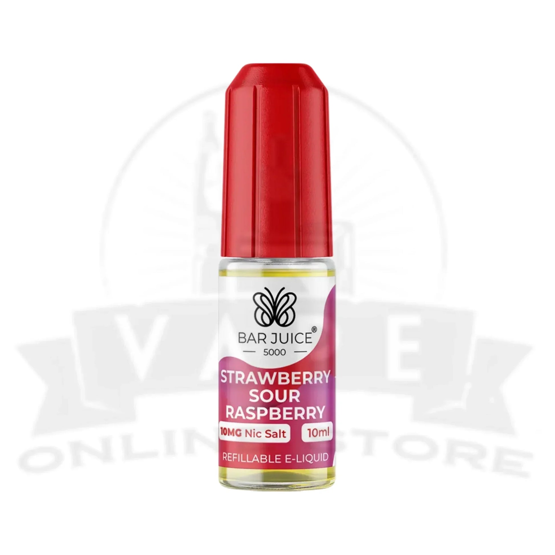 Strawberry Sour Raspberry Bar Juice 5000 Nic Salt E-Liquid