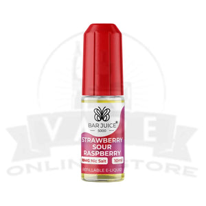 Strawberry Sour Raspberry Bar Juice 5000 Nic Salt E-Liquid
