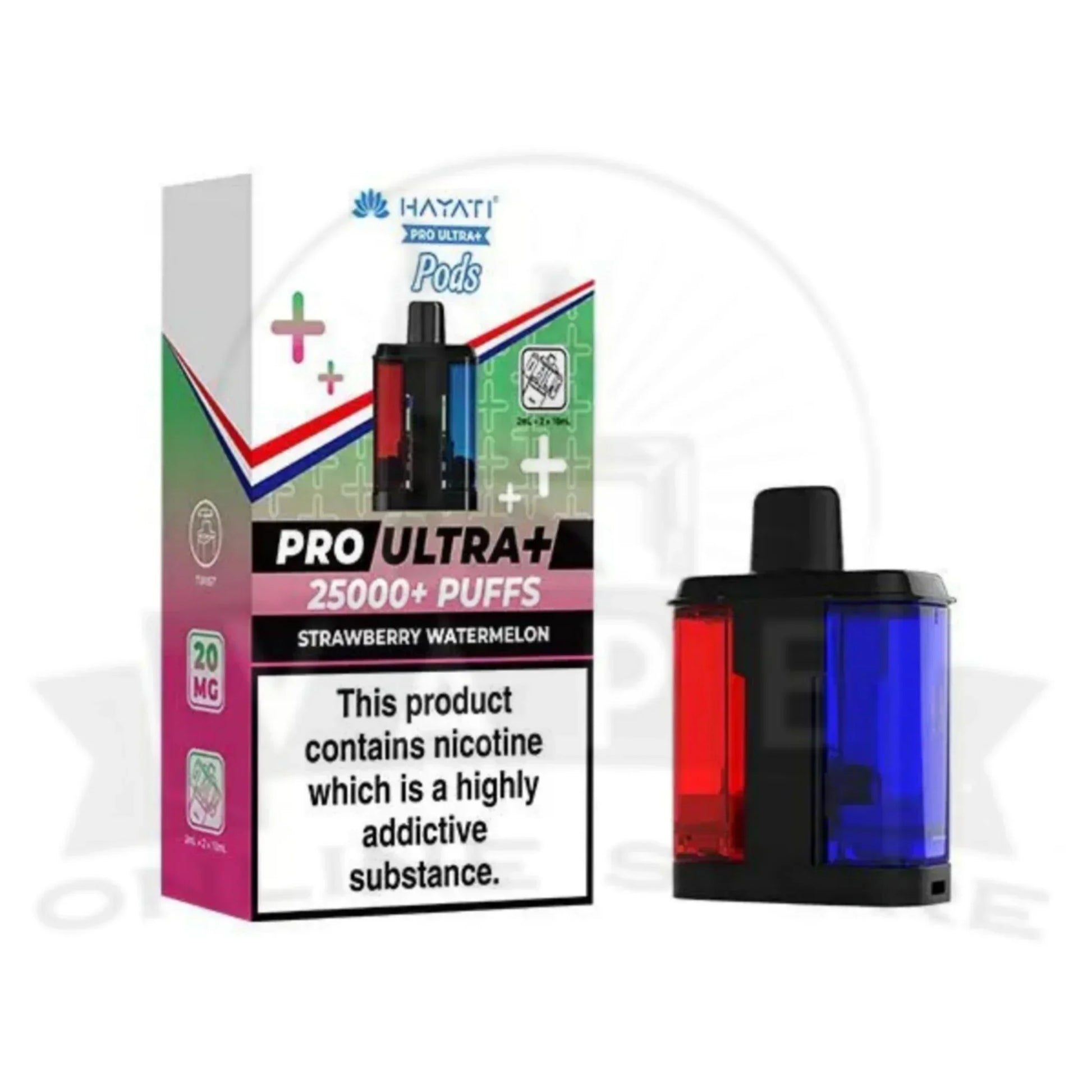 Strawberry Watermelon Hayati Pro Ultra Plus 25000 Prefilled Pods