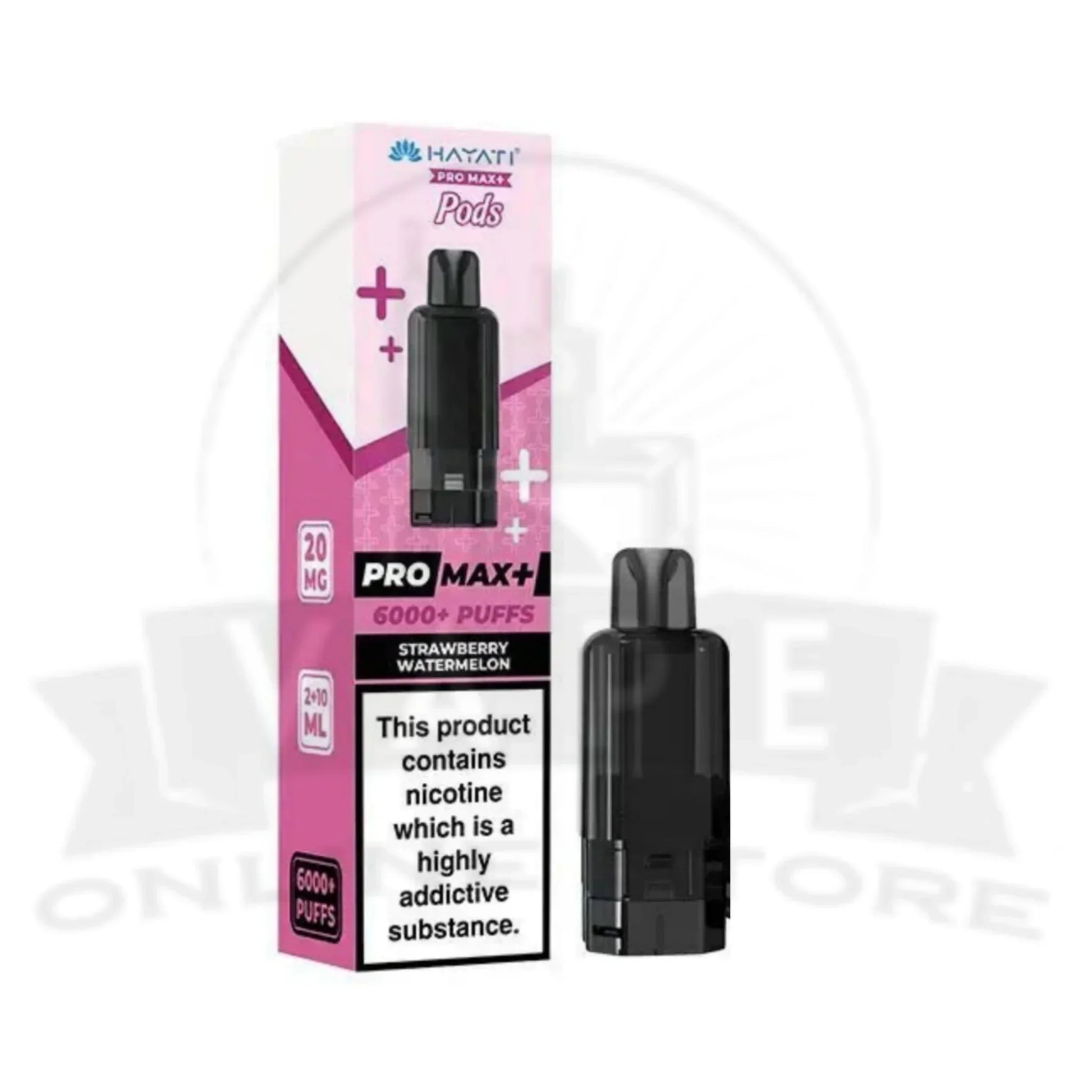 Strawberry Watermelon Hayati Pro Max Plus 6000 Puffs Replacement Pods