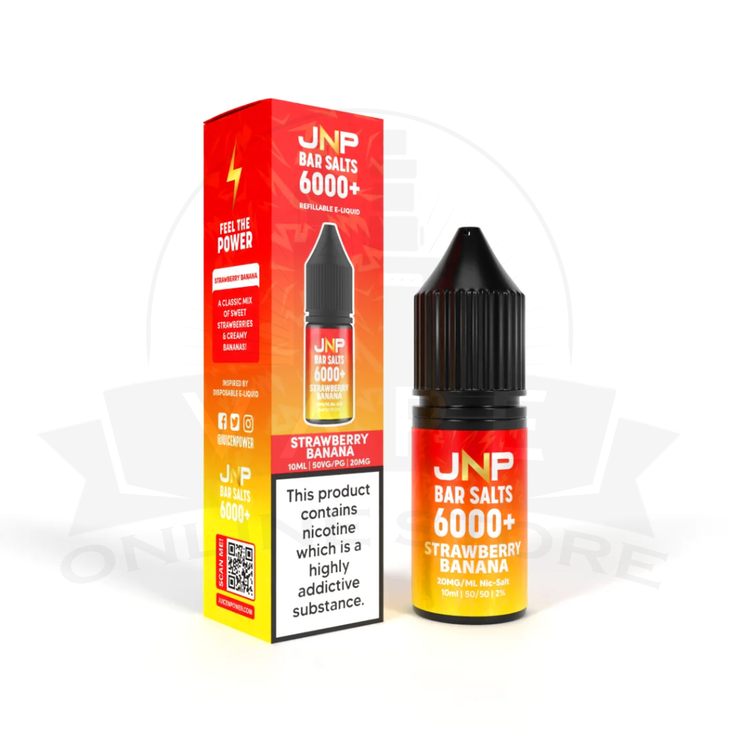JNP Bar Salt 6000+ Nic Salts | 10ml Juice N Power | 25+ Flavours