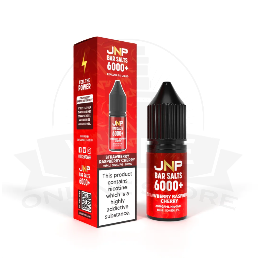 JNP Bar Salt 6000+ Nic Salts | 10ml Juice N Power | 25+ Flavours