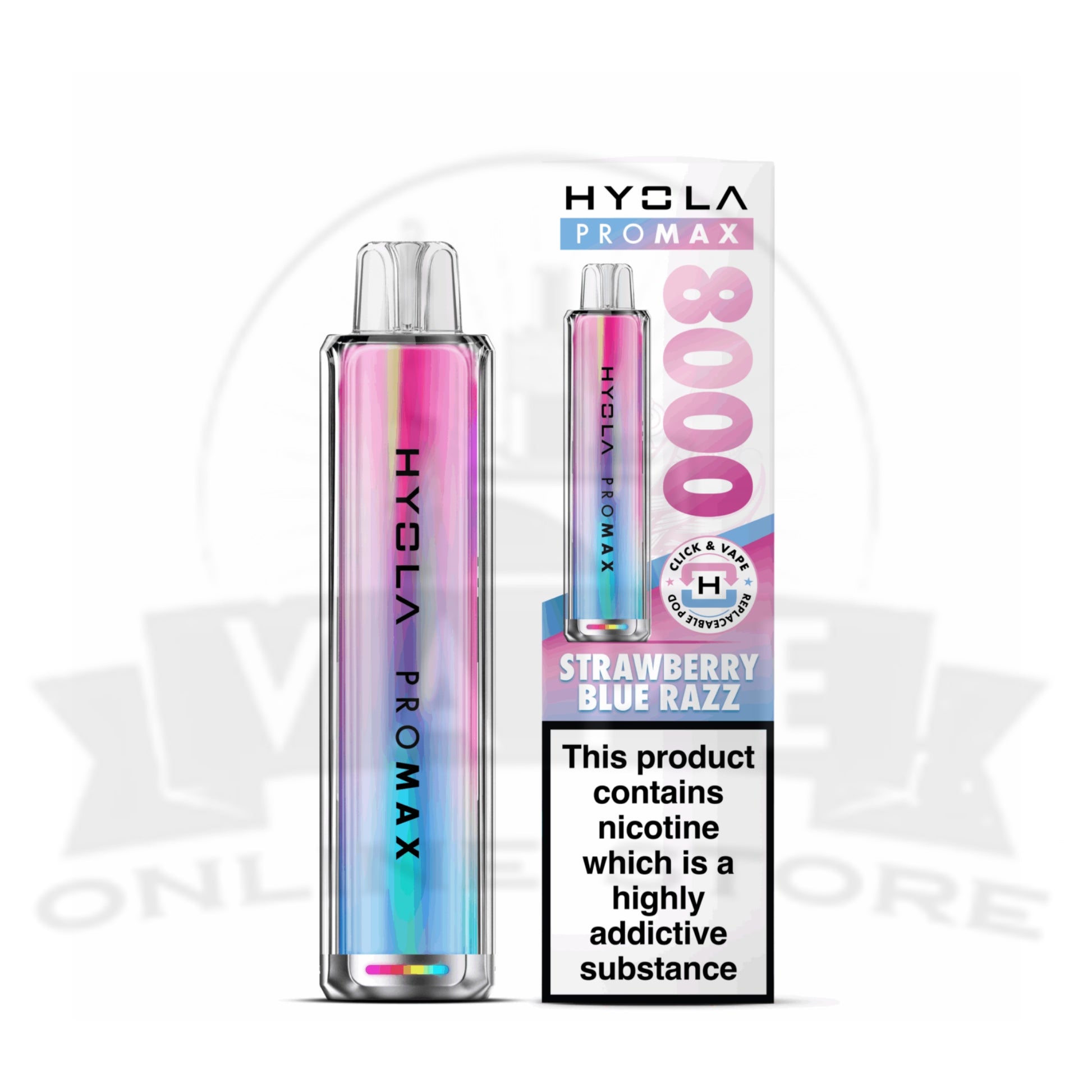 Box Of 10 Hyola Pro Max 8000 Prefilled Pod Kit | Wholesale Hyola Vapes