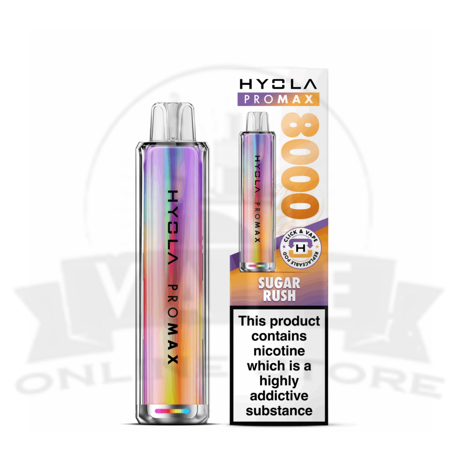 Box Of 10 Hyola Pro Max 8000 Prefilled Pod Kit | Wholesale Hyola Vapes