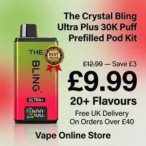 The Crystal Bling Ultra Plus 30K Puff Prefilled Pod Kit