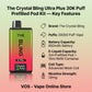 The Crystal Bling Ultra Plus 30K Puff Pod Kit