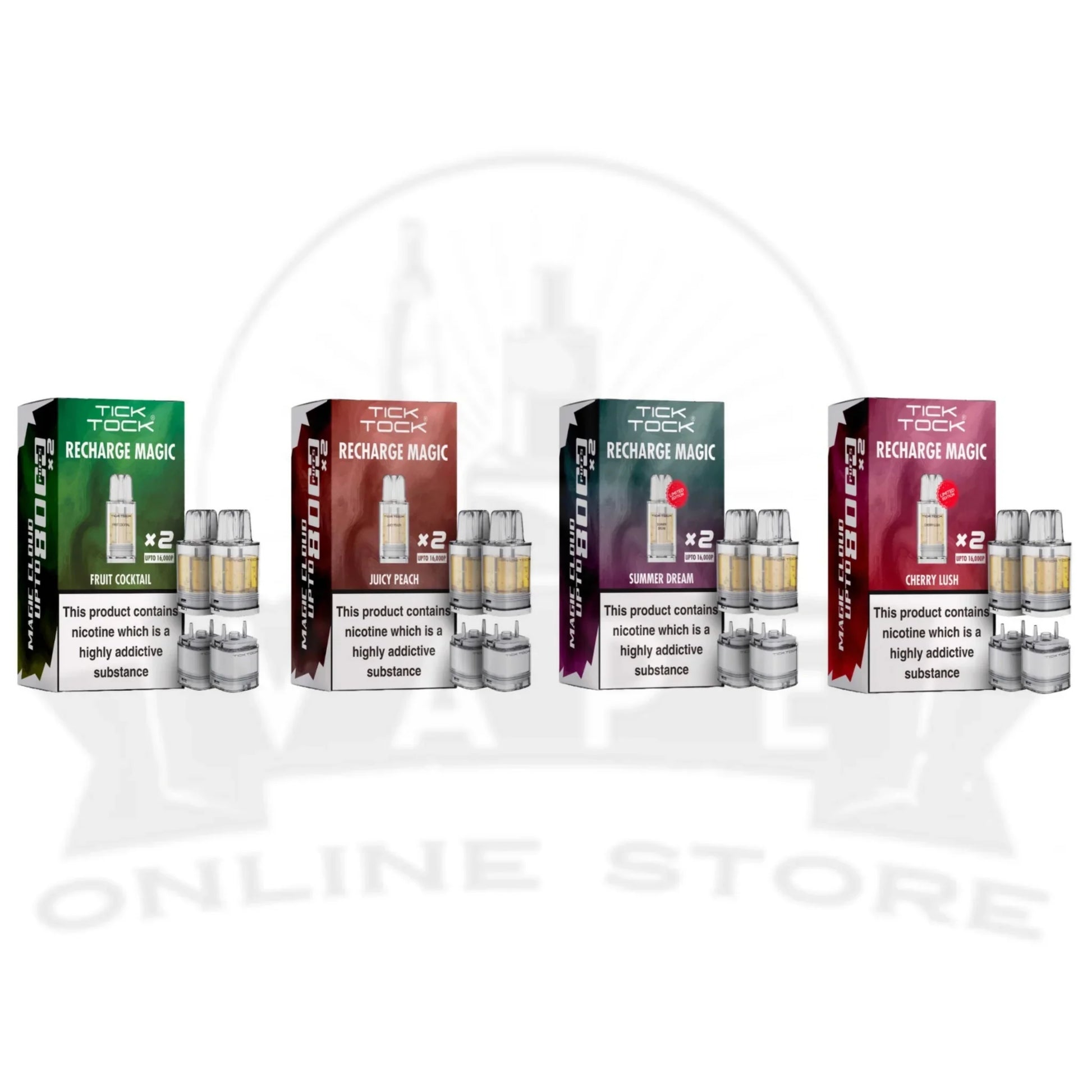 Tick Tock Magic 8000 Puffs Pods