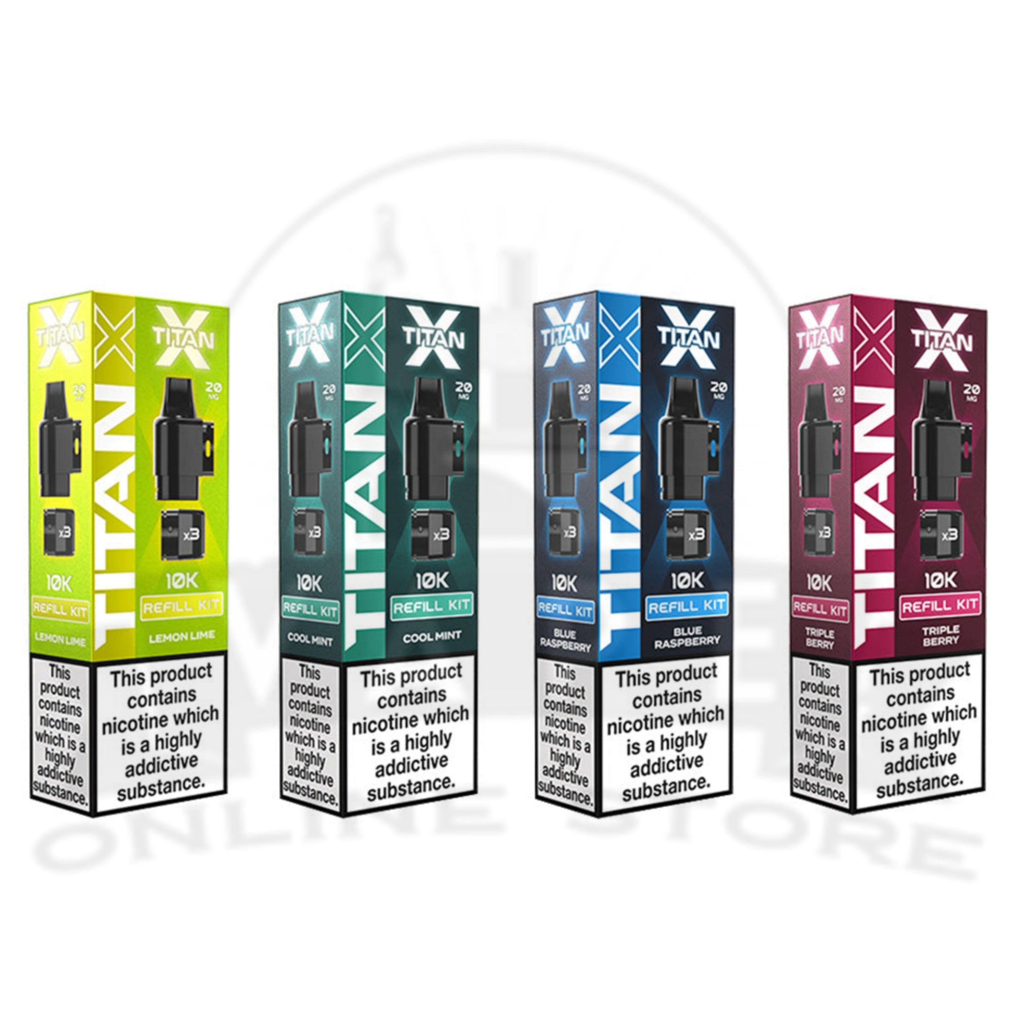 Titan Vape Devices Titan X 10k Titan X 50K Refill Pods titan-vape-devices-titan-x-10k-titan-x-50k-refill-pods