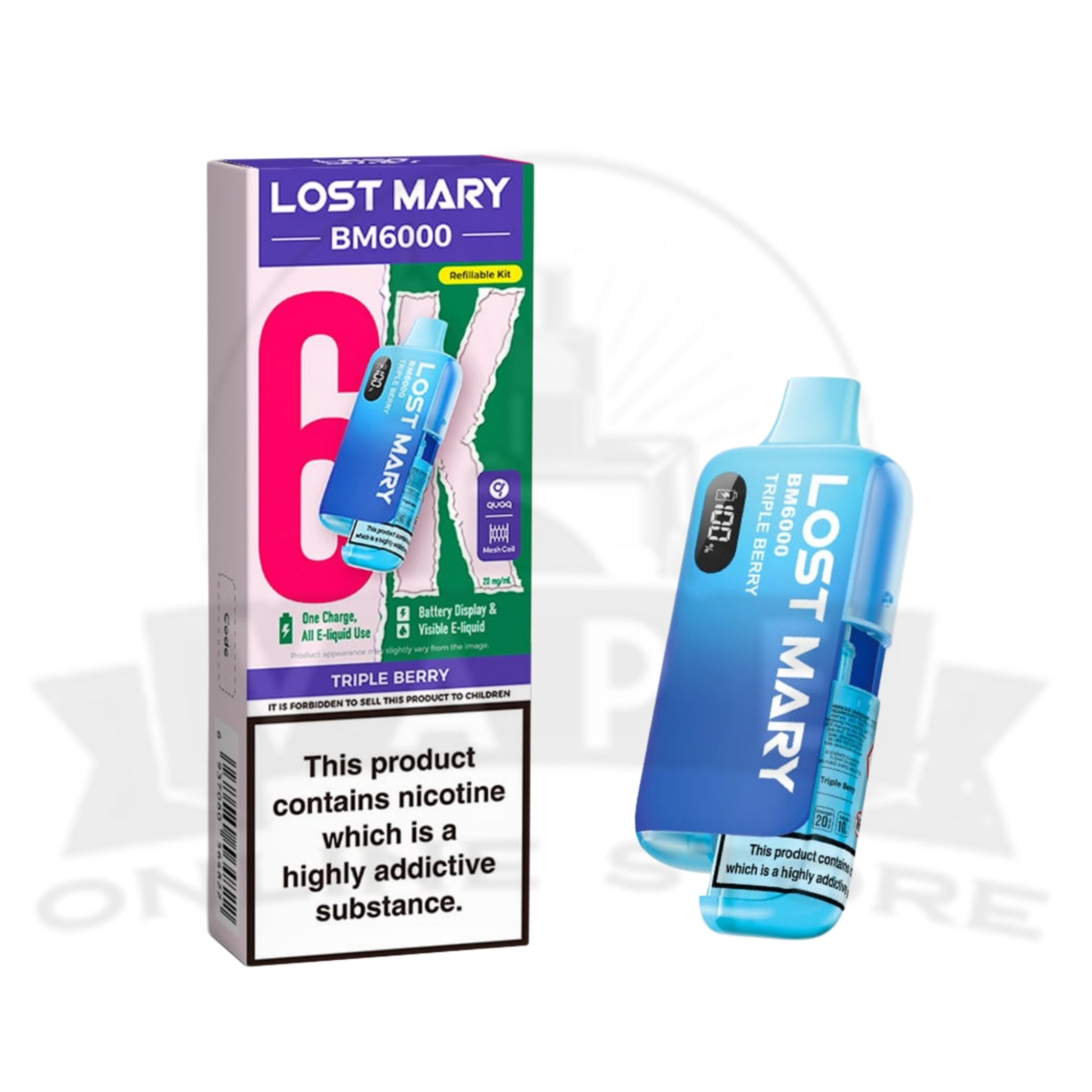 Lost Mary BM6000 Prefilled Pod Kit | 3 for £24