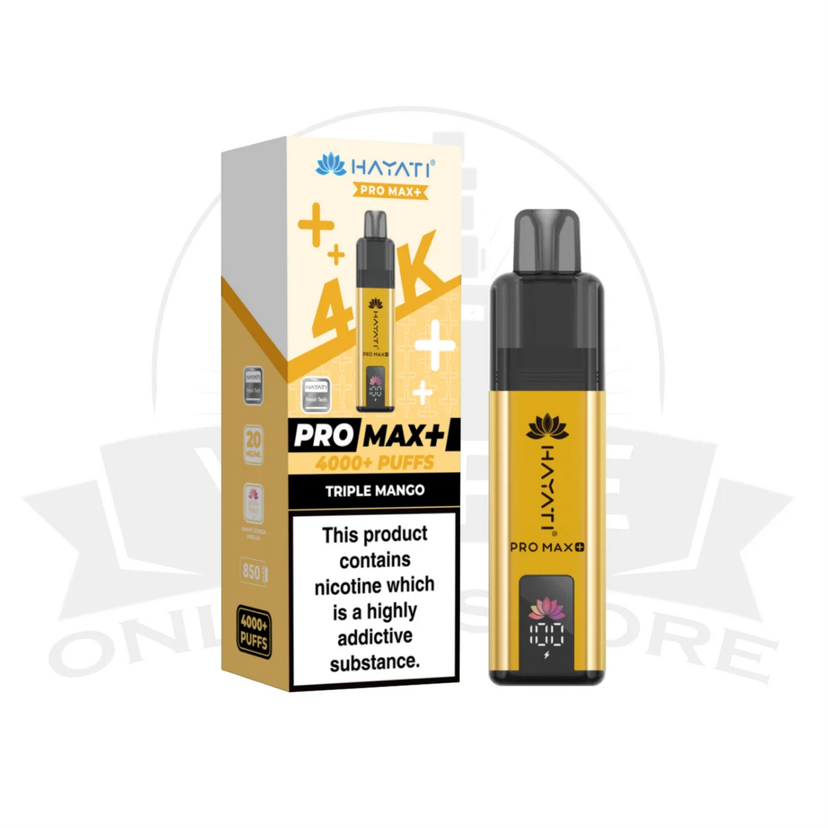 Hayati Pro Max Plus 4000 Prefilled Pod Kit